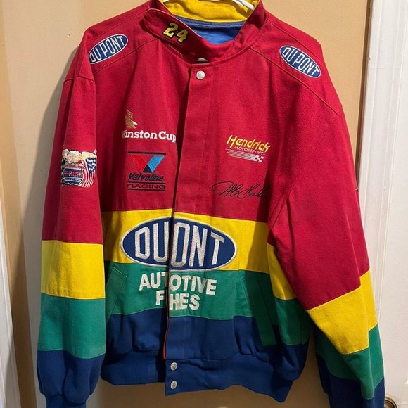 Jeff Hamilton Racing Collection Other - Vintage Jeff Gordon Jeff Hamilton NASCAR Dupont Racing Jacket XL